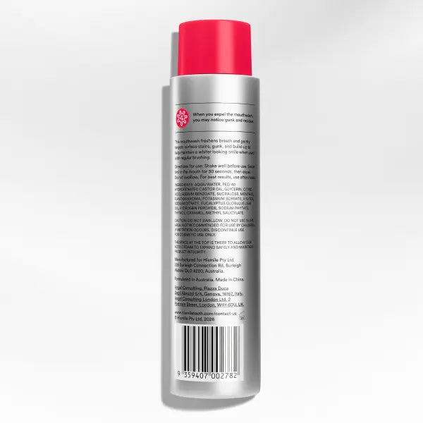 Stain Whitening Mouthwash – Hydrogen Peroxide for Fast Whitening & Deep Stain Removal