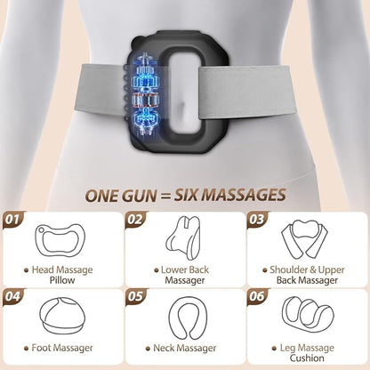 Fascia Ring Massager – Hands-Free Deep Percussion For Instantly Relieving Back & Waist Pain