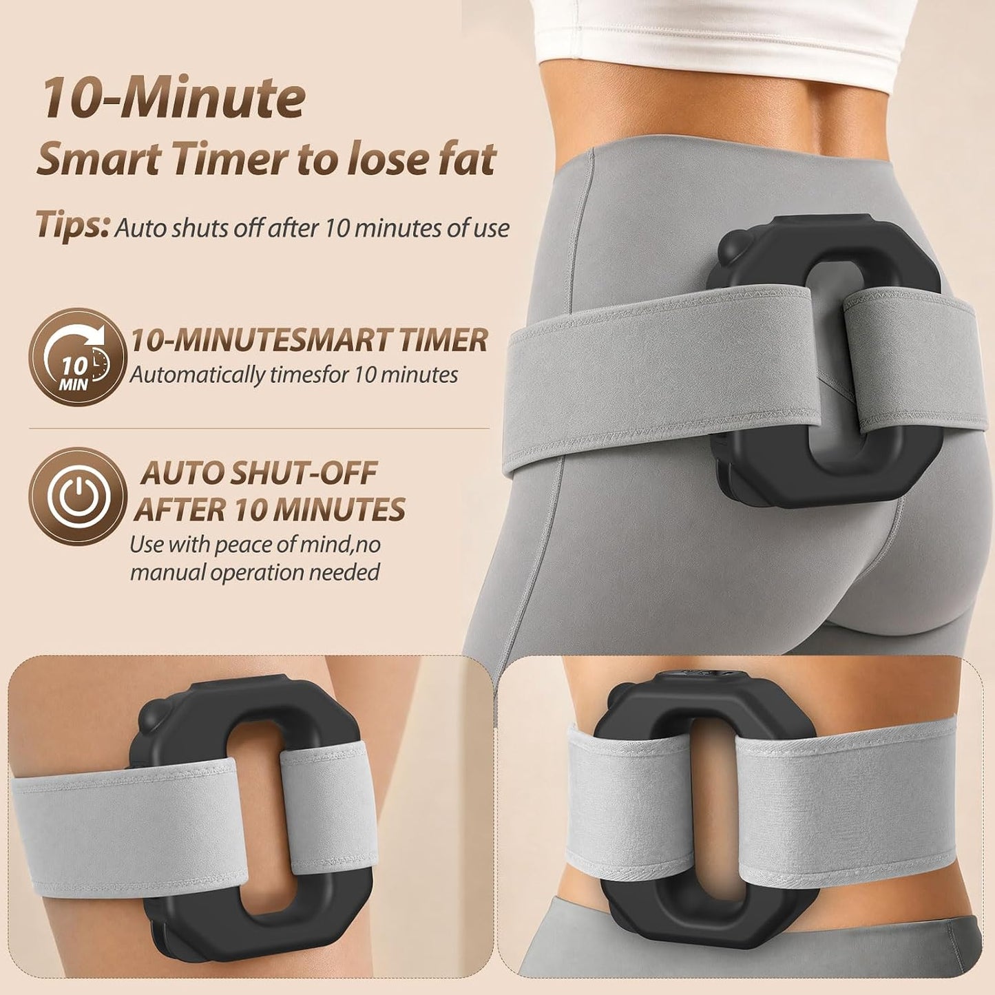 Fascia Ring Massager – Hands-Free Deep Percussion For Instantly Relieving Back & Waist Pain