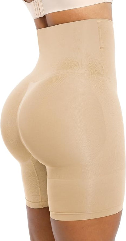 Seamless Sculpting Shorts – High-Waisted Non-Slip Support For Instant Tummy Smoothing & Waist Confidence